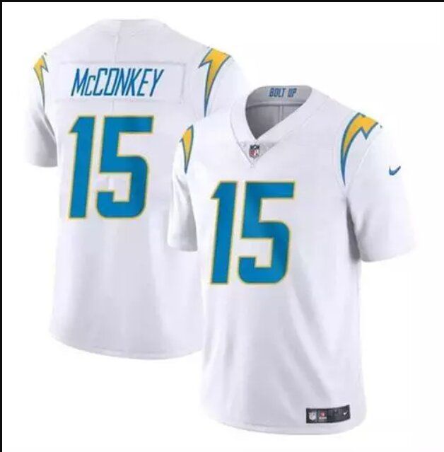Men Los Angeles Chargers #15 Mcconkey white 2024 Nike NFL Jersey->los angeles chargers->NFL Jersey